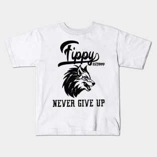 Fippy says Never Give UP! Kids T-Shirt